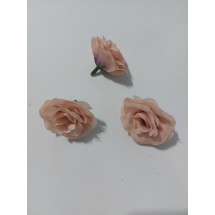 Головка розы 4,5 см цв. бежевый , цена за 1 шт